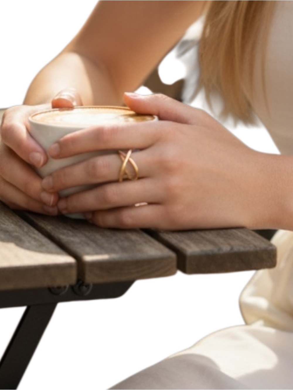 Jasmine Lane Gold Criss Cross "X" Ring - Size 7 - NWT